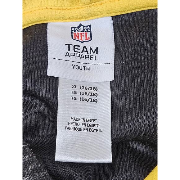 NFL Team Apparel Pittsburgh Steelers Youth XL Extra Large Hooded Sweatshirt - Picture 3 of 3